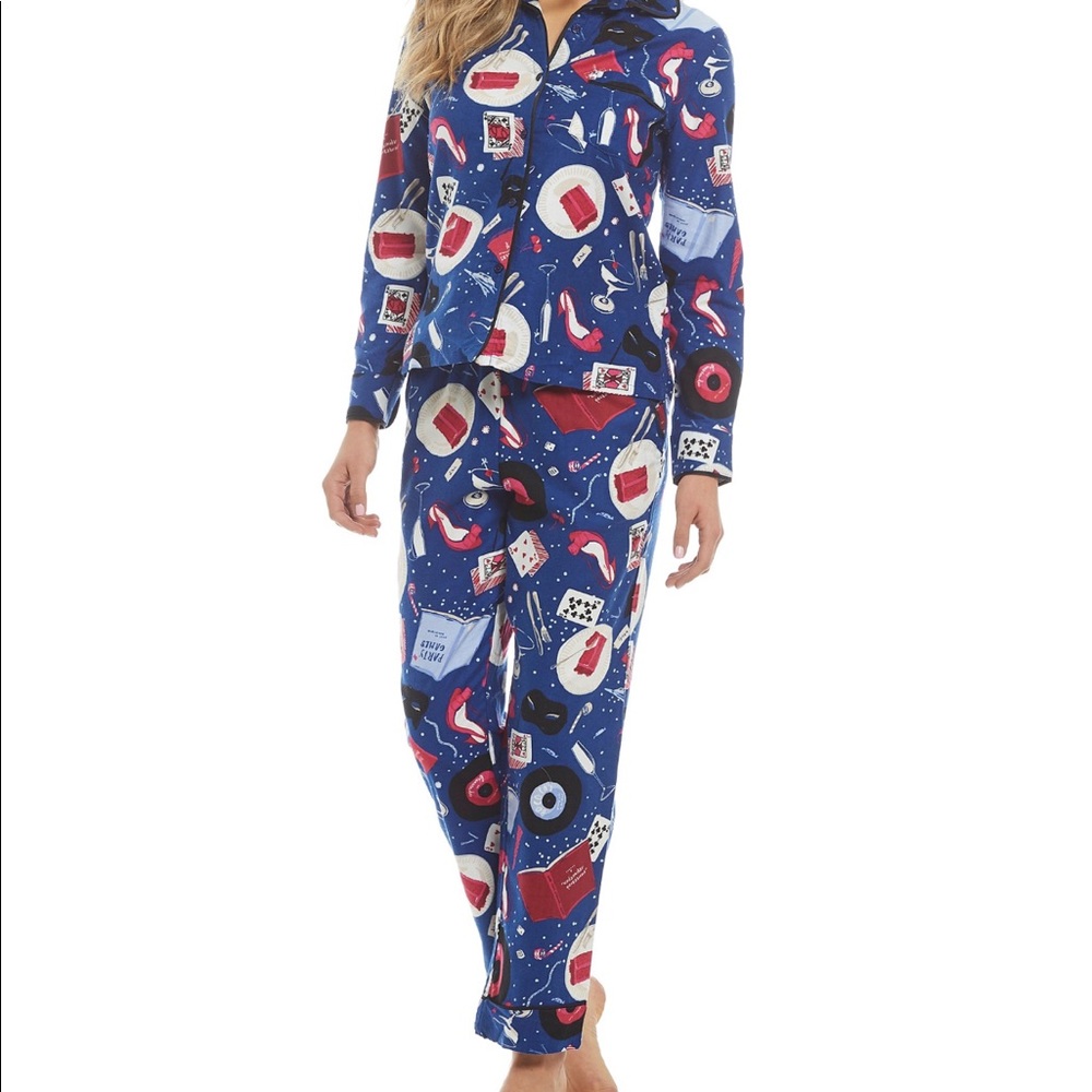 Kate Spade Party sleepwear pajama set design NWT